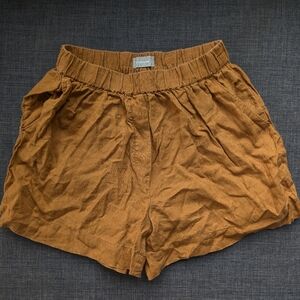 Everlane Amber Linen Pull-On Shorts